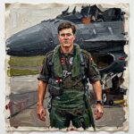 The Future King Who Spent His Birthday Year in Basic Training Crown-prince-christian-in-uniform-standing-in-front-of-full-jet-