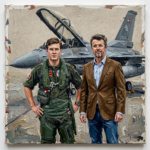 The Future King Who Spent His Birthday Year in Basic Training Crown-prince-christian-in-uniform-with-King-frederik