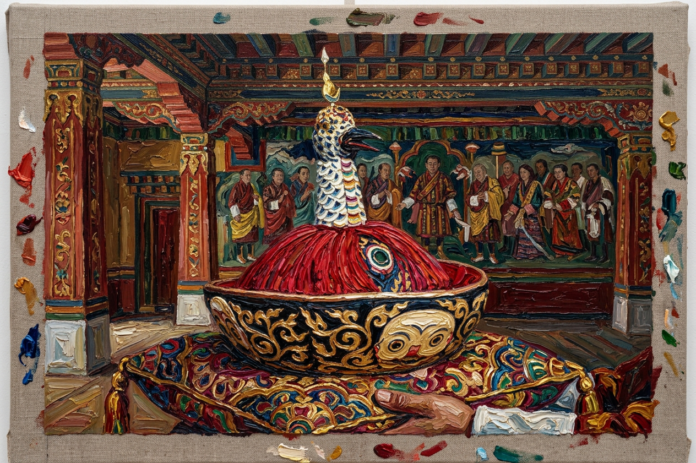 Bhutan raven crown