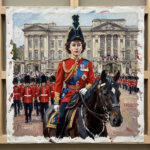 From Battlefield to Balcony: The Three-Hundred-Year Journey of Trooping the Colour young queen elizabeth leading trooping of the color