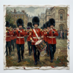 The Balcony, the Children, and the Tradition That Keeps Renewing Itself: Trooping the Colour 2026 musicians marching in trooping of the color