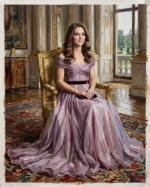 The Gucci She Wore Twice: Why the Princess of Wales Just Made Recycling Glamorous Royal Portrait Lilac dress; princess of wales