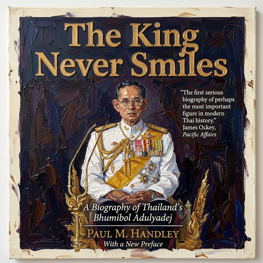 The King Never Smiles book cover painting