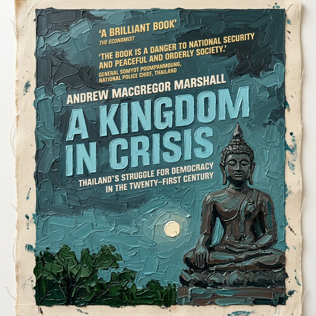 Painted portrait cover of A Kingdom in Crisis by Andrew MacGregor Marshall