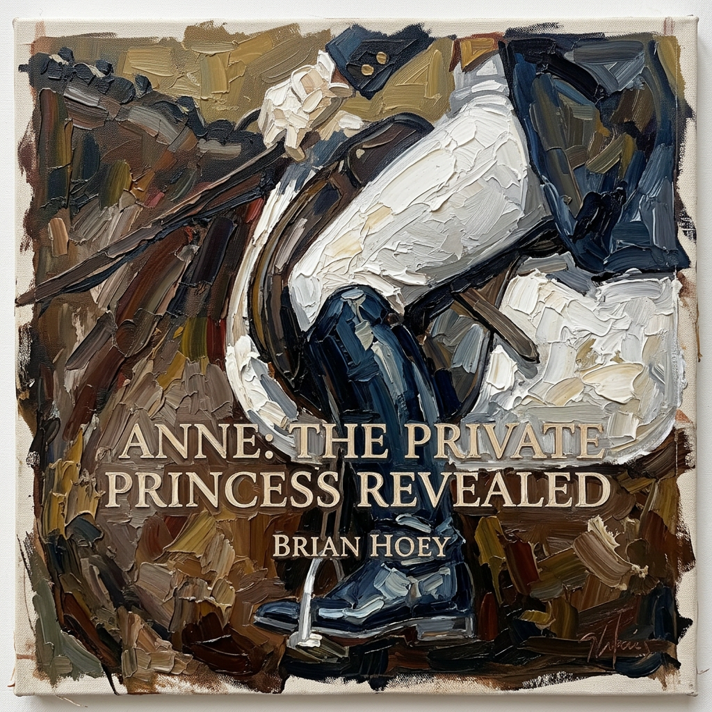 Painted portrait cover of Anne: The Private Princess Revealed by Brian Hoey