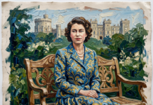The Day the Royal Family Changed Its Name and Hoped Nobody Would Notice young queen elizabeth in front of windsor castle