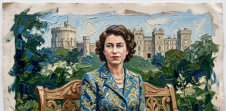 The Day the Royal Family Changed Its Name and Hoped Nobody Would Notice young queen elizabeth in front of windsor castle